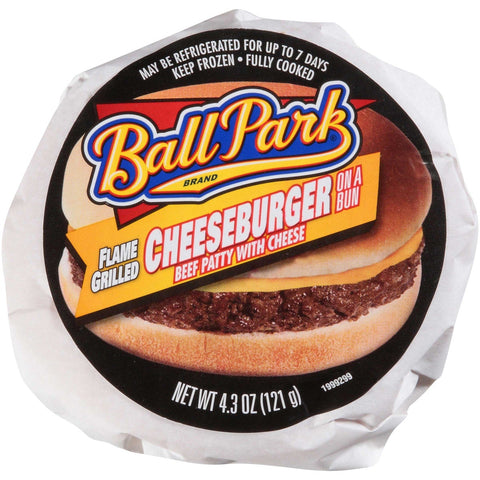 Ball Park Cheeseburger Sandwich, 4.3 Ounce -- 12 per case.