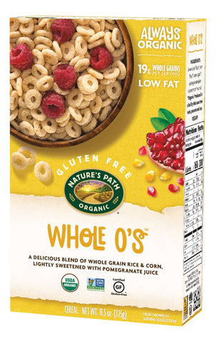 Natures Path Organic Whole Os Cereal, 11.5 Ounce -- 12 per case.