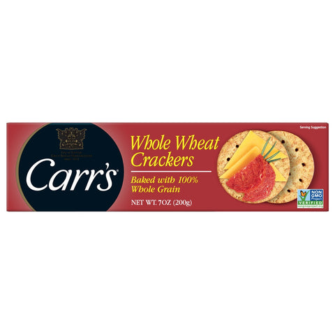 Cracker Keebler Carrs Whole Wheat 12 Case 7.05 Ounce