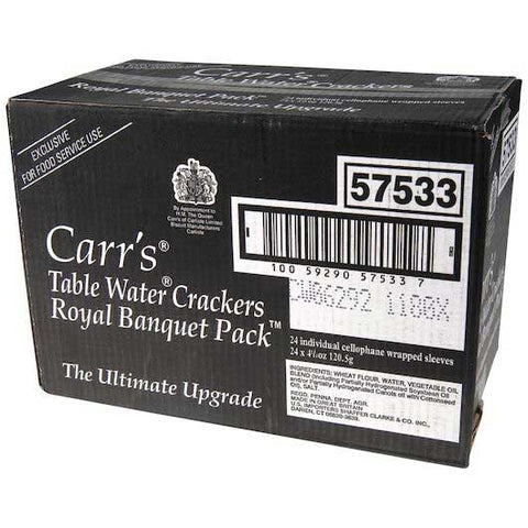 Carrs Table Water Royal Banquet Pack Crackers, 8.81 Ounce -- 12 per case