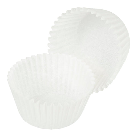 Lapaco White Baking Cup, 3 x 1 1/4 x 7/8 inch, 1000 count per pack -- 10 per case.
