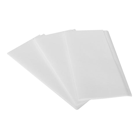 Lapaco Nu Linen Airlaid Large White Dinner Napkin, 16 1/2 x 17 inch -- 300 per case.