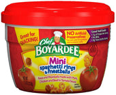 Chef Boyardee Microwavable Bowl Mini Bites Spaghetti Rings and Meatballs, 7.5 Ounce -- 12 per case