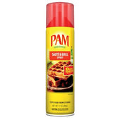 Pam Coating Saute and Grill Cooking Spray, 17 Ounce Aerosol -- 6 per case