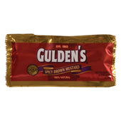 Guldens Spicy Brown Mustard, 0.32 Ounce Portion Control Packet -- 500 per case.