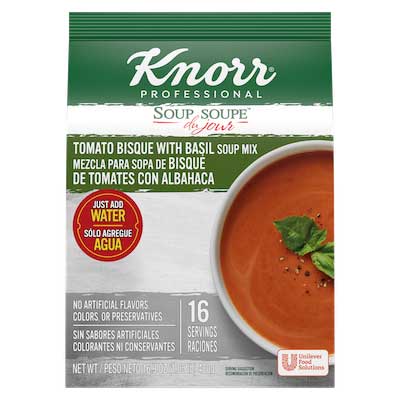 Knorr Professional Soup Du Jour Tomato Basil Bisque, 16.9 Ounce -- 4 per case
