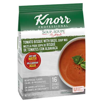 Knorr Professional Soup Du Jour Tomato Basil Bisque, 16.9 Ounce -- 4 per case