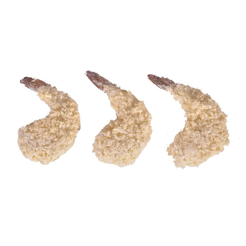 King and Prince Mrs.Fridays Breaded Round Shrimp - 21/25, 2.5 Pound -- 6 per case.