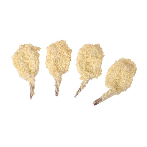 King and Prince Mrs.Fridays Breaded Fantail Shrimp - 21/25, 2.5 Pound -- 6 per case.