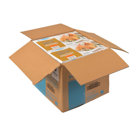 King and Prince Mrs.Fridays Breaded Fantail Shrimp - 21/25, 2.5 Pound -- 6 per case.