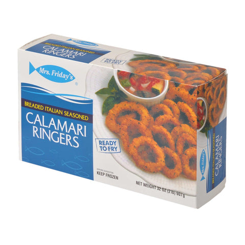 Mrs Fridays Italian Breaded Calamari Ringer, 2 Pound -- 6 per case.