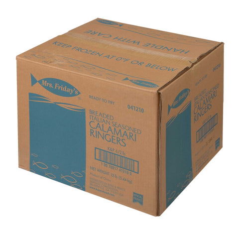 Mrs Fridays Italian Breaded Calamari Ringer, 2 Pound -- 6 per case.