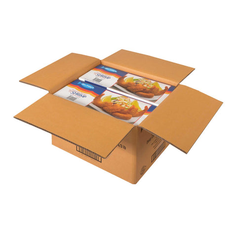 Mrs Fridays Home Style Breaded Deep Cut Shrimp - 12/15 Count, 3 Pound -- 4 per case.