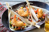 Mrs Fridays Home Style Breaded Deep Cut Shrimp - 21/25 Count, 3 Pound -- 4 per case.