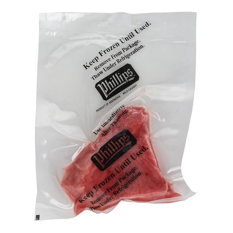 Phillips Seafood Yellowfin Tuna Steak, 8 ounce -- 20 per case