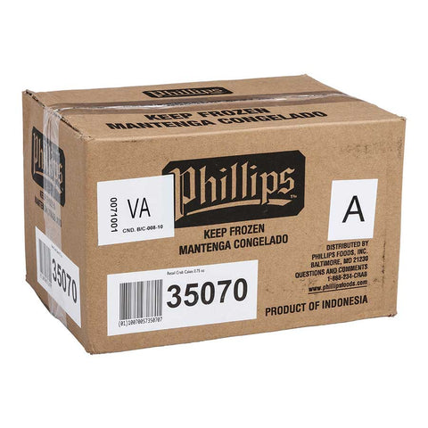 Phillips Maryland Style Crab Cake Minis, 8 count per pack -- 12 per case.