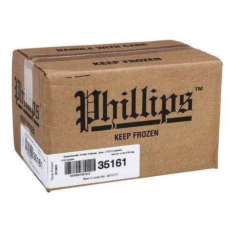 Phillips Boardwalk Crab Cake, 6 Ounce -- 12 per case.