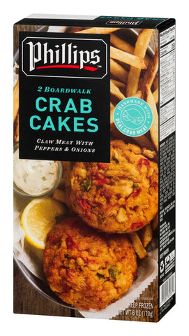 Phillips Boardwalk Crab Cake, 6 Ounce -- 12 per case.