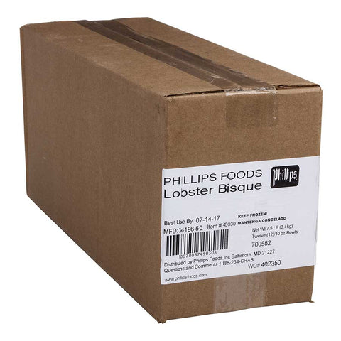 Phillips Foods Lobster Bisque Soup, 10 Ounce -- 12 per case.