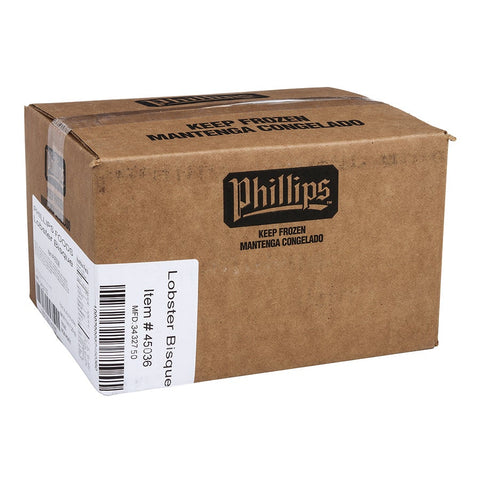 Phillips Seafood Lobster Bisque, 4 pound bag -- 4 per case