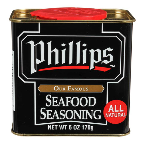 Phillips Seafood Seasoning, 6 ounce can -- 12 per case