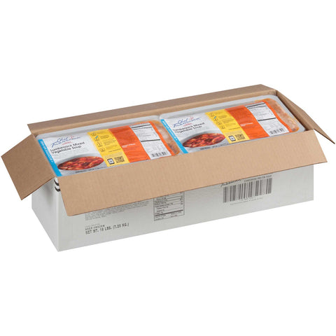Chef Francisco Lumberjack Mixed Vegetable Soup - 4 lb. tub, 4 per case