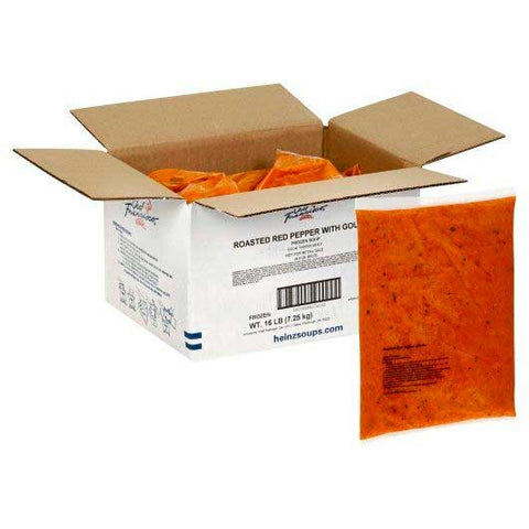 Chef Francisco Roasted Red Pepper and Gouda Soup, 4 Pound -- 4 per case