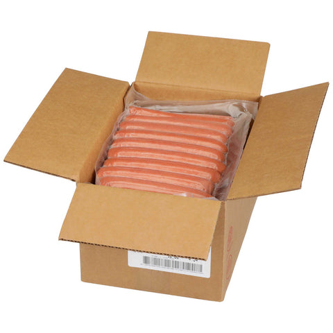 John Morrell 8:1 6 Inch All Beef Gourmet Jumbo Roller Grill Ready Frank, 5 Pounds per Pack -- 2 per case