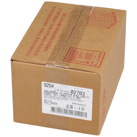 John Morrell 8:1 6 Inch All Beef Gourmet Jumbo Roller Grill Ready Frank, 5 Pounds per Pack -- 2 per case