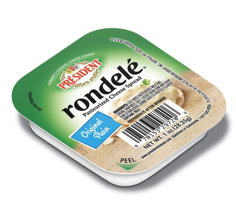 Rondele Plain Cheese Spread,1 Ounce -- 48 per case.