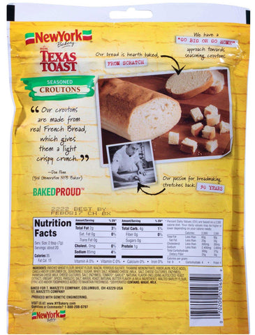 New York Texas Toast Seasoned Crouton, 5 Ounce -- 12 per case