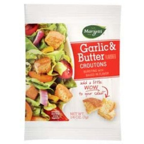 Marzetti Garlic and Butter Flavored Croutons, 0.25 Ounce -- 250 per case