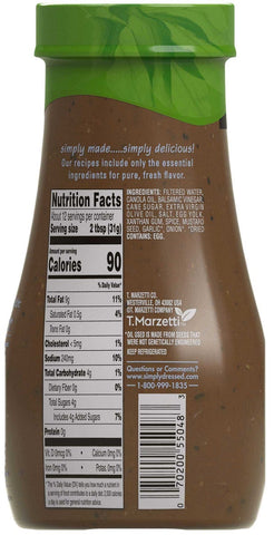 Marzetti Simply Dressed Balsamic Dressing, 12 Fluid Ounce -- 6 per case