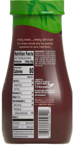 Marzetti Simply Dressed Pomegranate Dressing, 12 Fluid Ounce -- 6 per case