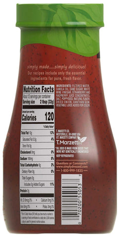 Marzetti Simply Dressed Strawberry Poppyseed Vinaigrette, 12 Fluid Ounce -- 6 per case