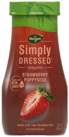 Marzetti Simply Dressed Strawberry Poppyseed Vinaigrette, 12 Fluid Ounce -- 6 per case
