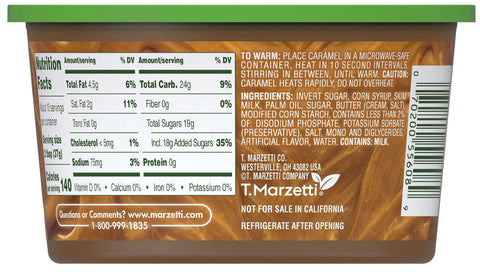 Marzetti Classic Caramel Dip, 13.5 Ounce -- 12 per case