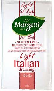 Marzetti Light Italian Dressing, 1.5 Ounce -- 60 per case