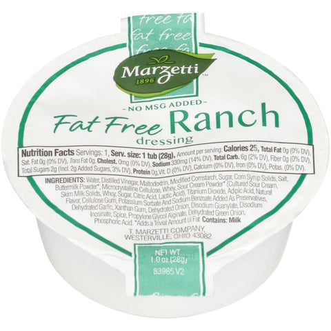 Marzetti Fat Free Ranch Dressing, 1 Ounce -- 120 per case