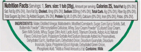 Marzetti Fat Free Ranch Dressing, 1 Ounce -- 120 per case