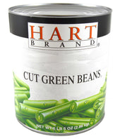 Hart Brand Cut Green Beans Extra Standard 4 Sieve Cut, 101 ounce -- 6 per case