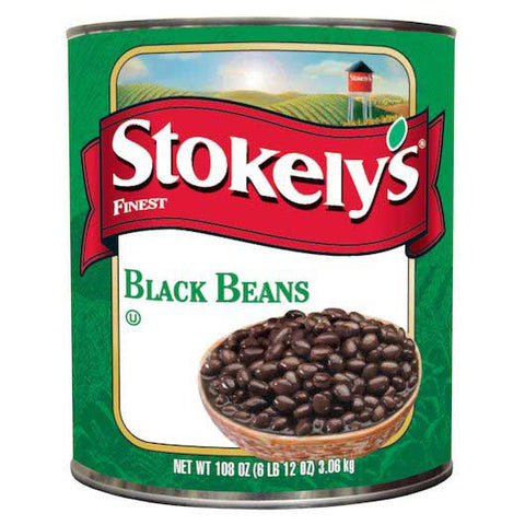 Stokely Finest Fancy Black Beans, 108 Ounce -- 6 per case