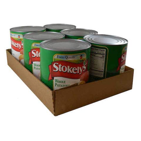 Stokelys Whole Medium Potatoes - no. 10 can, 6 cans per case