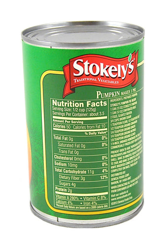 Stokely Pumpkin, 15 Ounce -- 24 per case.