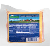 Farmland Braunschweiger Chunk, 12 Ounce -- 12 per case.