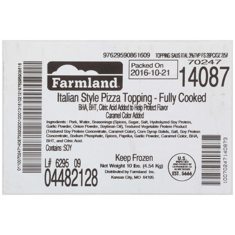 Farmland Italian Crumble Sausage, 5 Pound -- 2 per case.