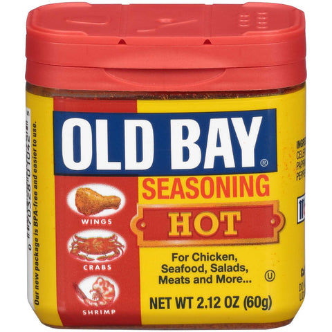 Old Bay Hot Seasoning, 2.12 Ounce -- 12 per case.