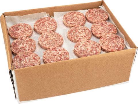 Rudy's Farm Mild Whole Hog Sausage Patties, 1.5 ounce -- 132 per case