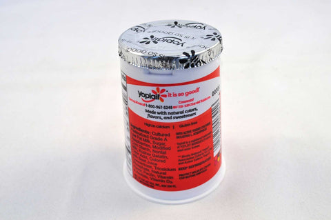 Yoplait Original Red Raspberry Yogurt, 6 Ounce -- 12 per case.