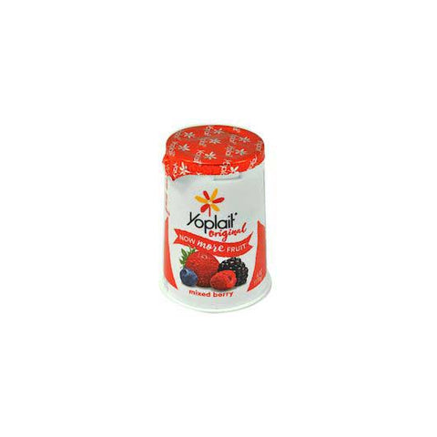 Yoplait Original Mixed Berry Yogurt, 6 Ounce -- 12 per case